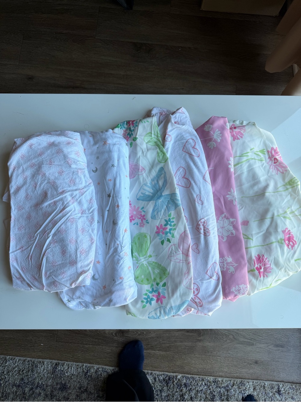 Soft Pink & Floral Kids Sheet Set